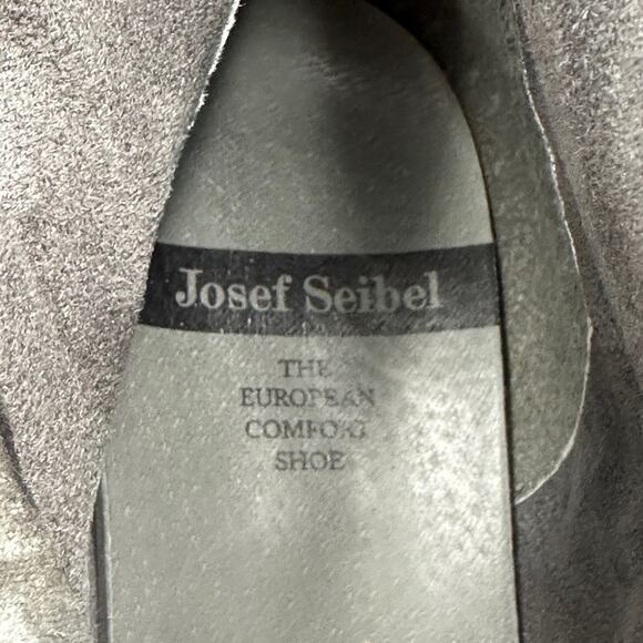 JOSEF SEIBEL women's black leather mid-calf boots - SIZE 11 - Picture 12 of 16